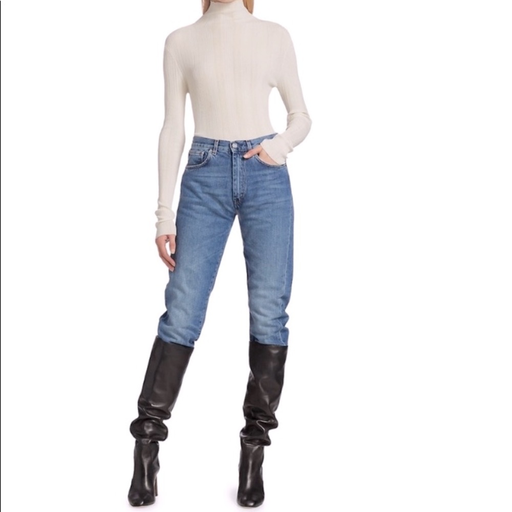 Toteme cropped twist blue jeans